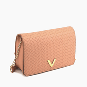 Haven Flap Vegan Woven Crossbody Bag