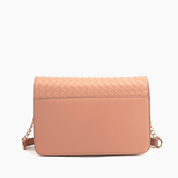 Haven Flap Vegan Woven Crossbody Bag