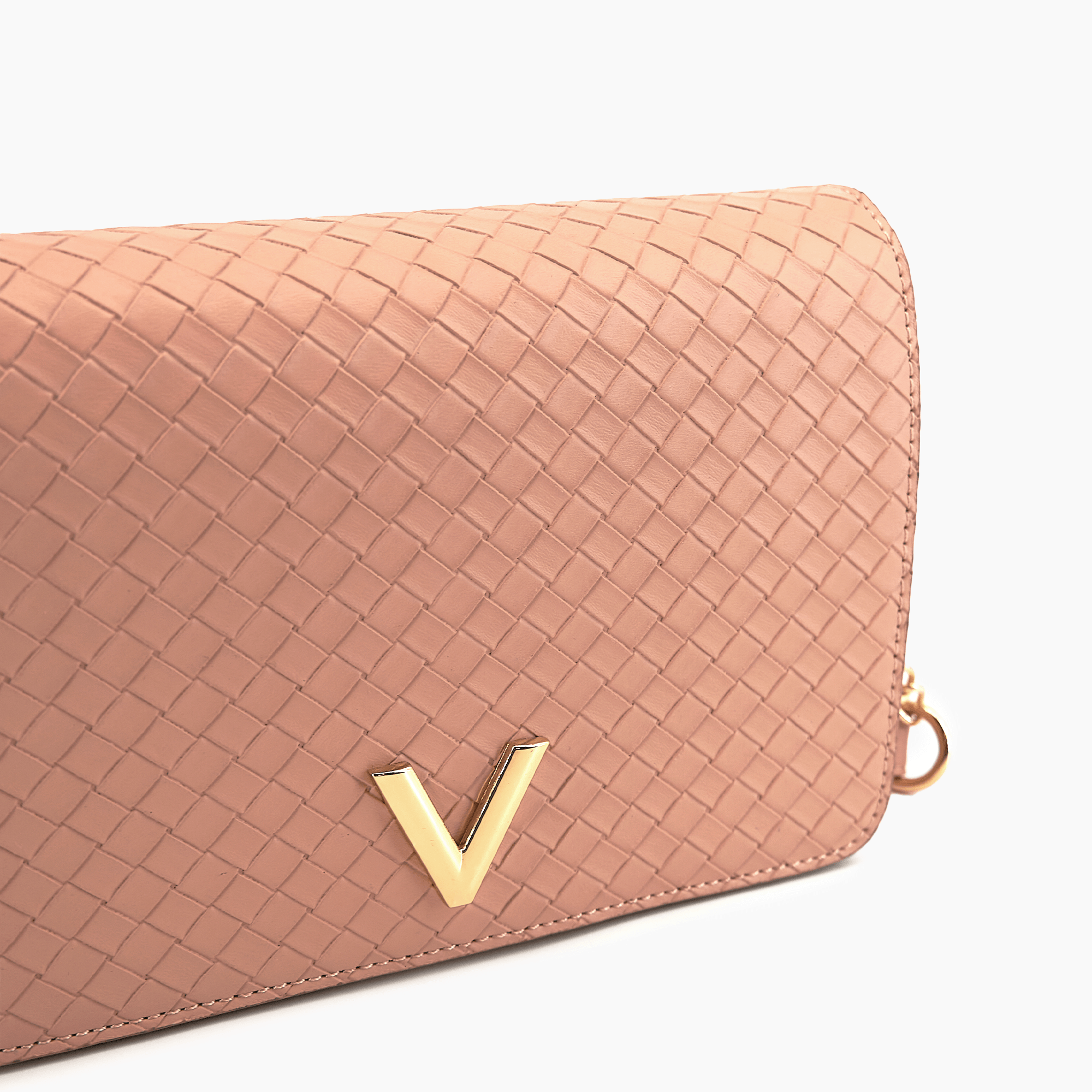 Haven Flap Vegan Woven Crossbody Bag