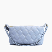 Ruby Baguette Vegan Quilted Crossbody Bag