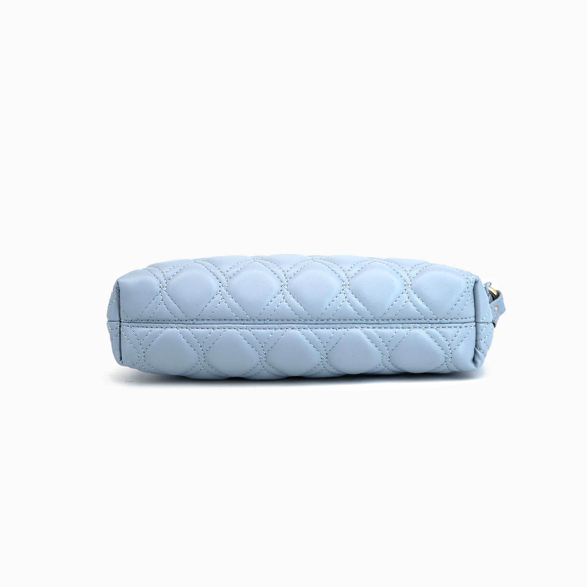 Ruby Baguette Vegan Quilted Crossbody Bag