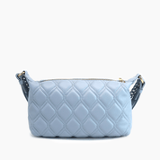 Ruby Baguette Vegan Quilted Crossbody Bag