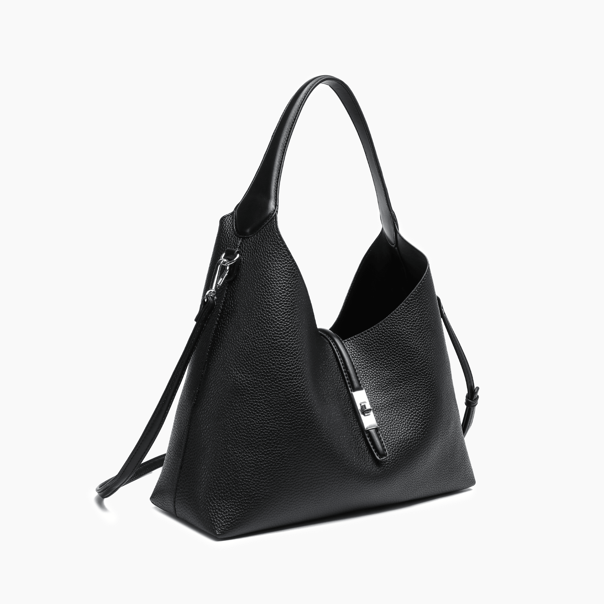 Sienna Vegan Pebble Hobo Shoulder Bag