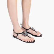 Butterfly Slingback Thong Sandals