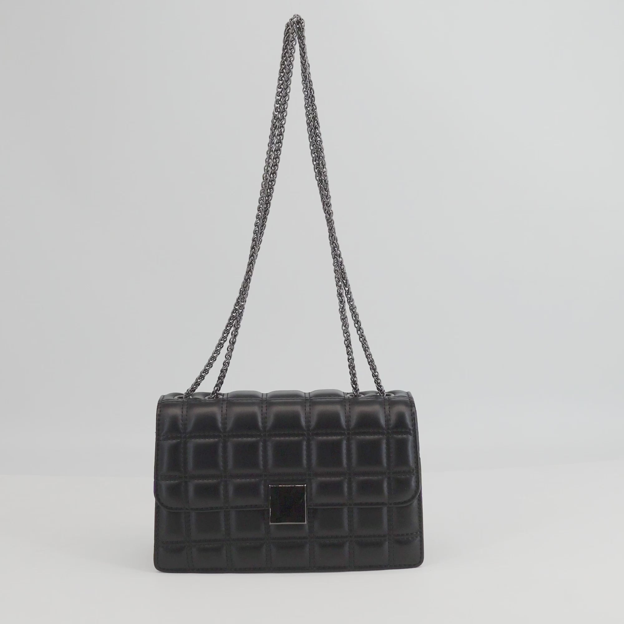 Emma Bubble Quilted Crossbody Bag