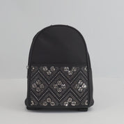 Geometric Sparkle Rhinestone Mini Backpack